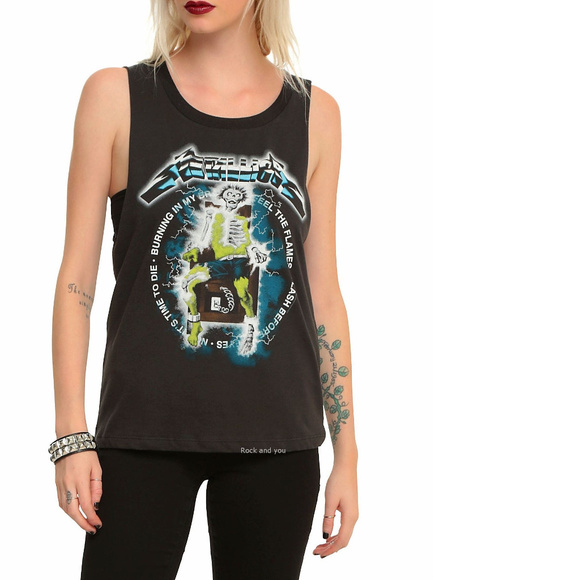 Metallica Ride the Lighting metal rock Official Tank Top 2X NWT - Picture 1 of 3